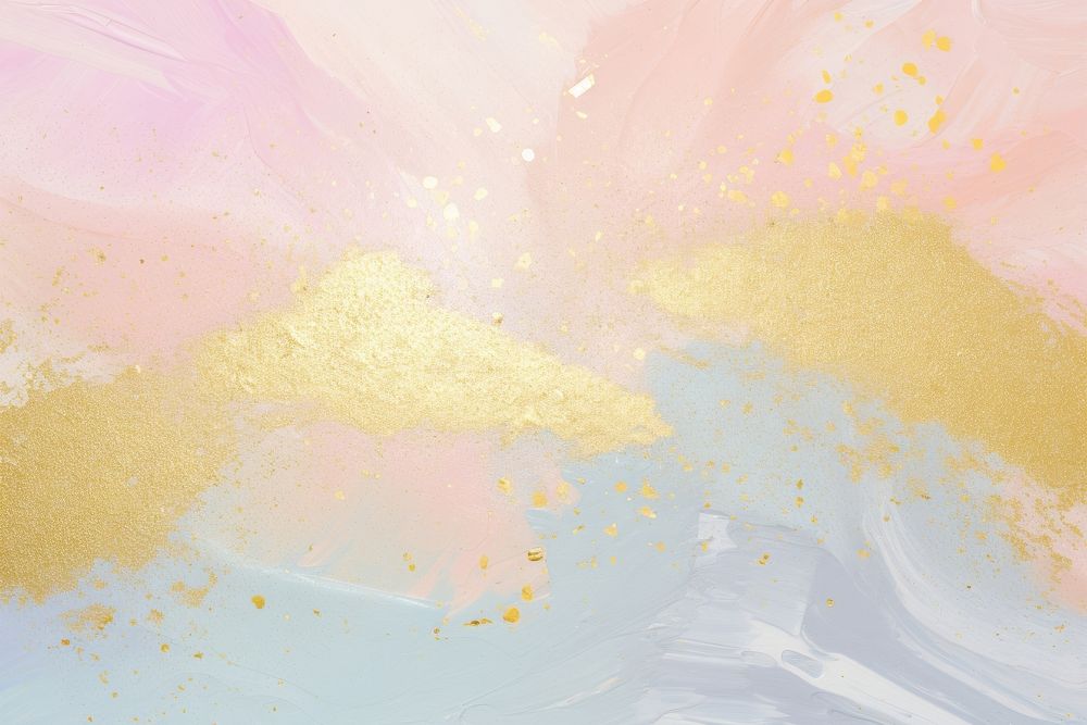  Pastel holographic color with gold glitter backgrounds paint splattered. AI generated Image by rawpixel.