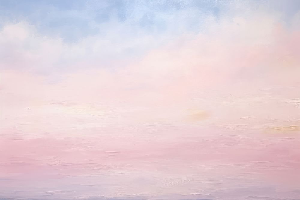  Fluffy pastel painting outdoors horizon. AI generated Image by rawpixel.
