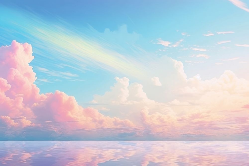  Sky backgrounds outdoors horizon. AI generated Image by rawpixel.