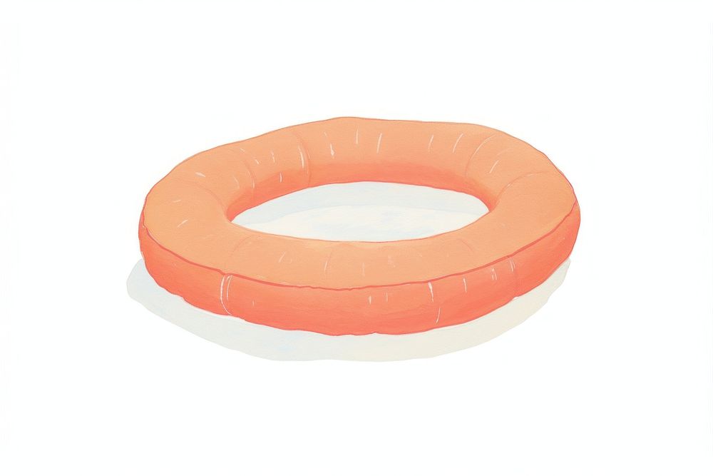 Floatie inflatable white background rectangle.