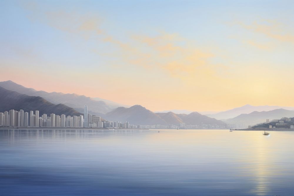 Hongkong landscape architecture panoramic.
