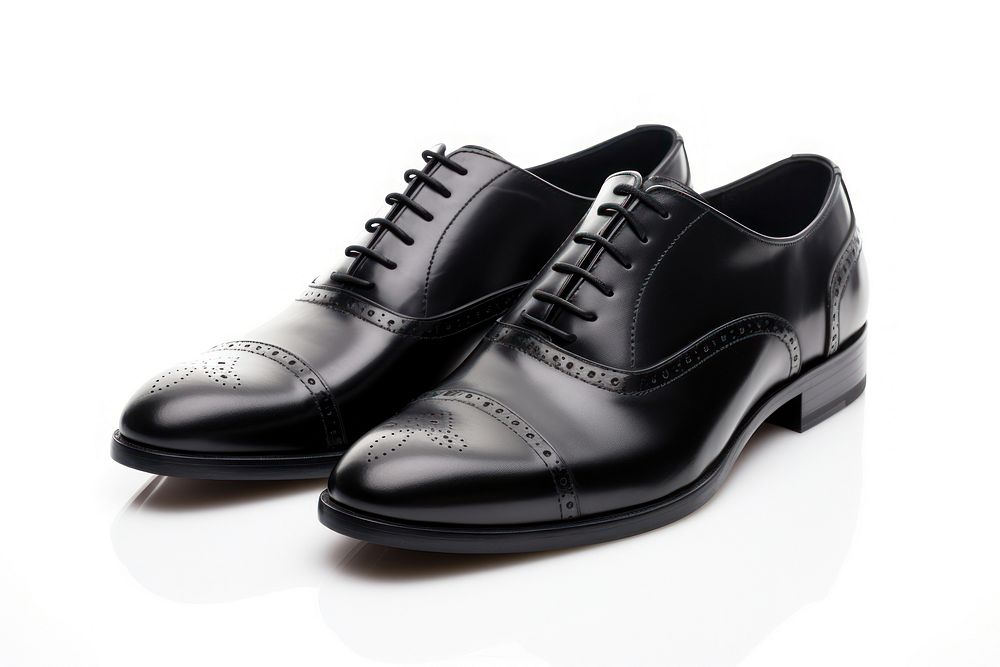 A black British fashion shoes footwear white elegance.