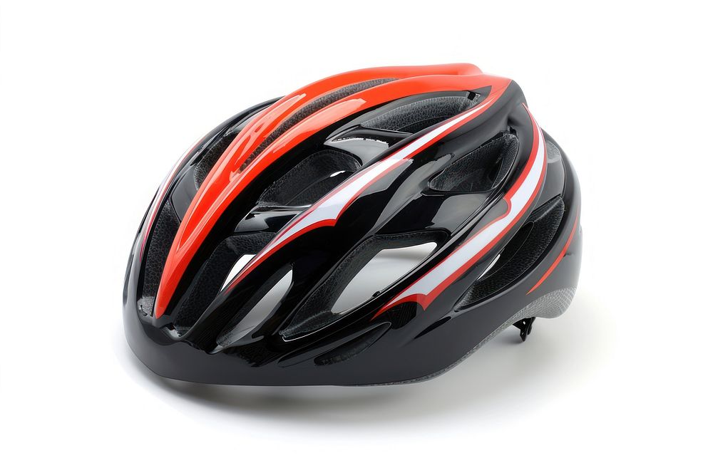 A kid bicycle helmet white background protection headgear.