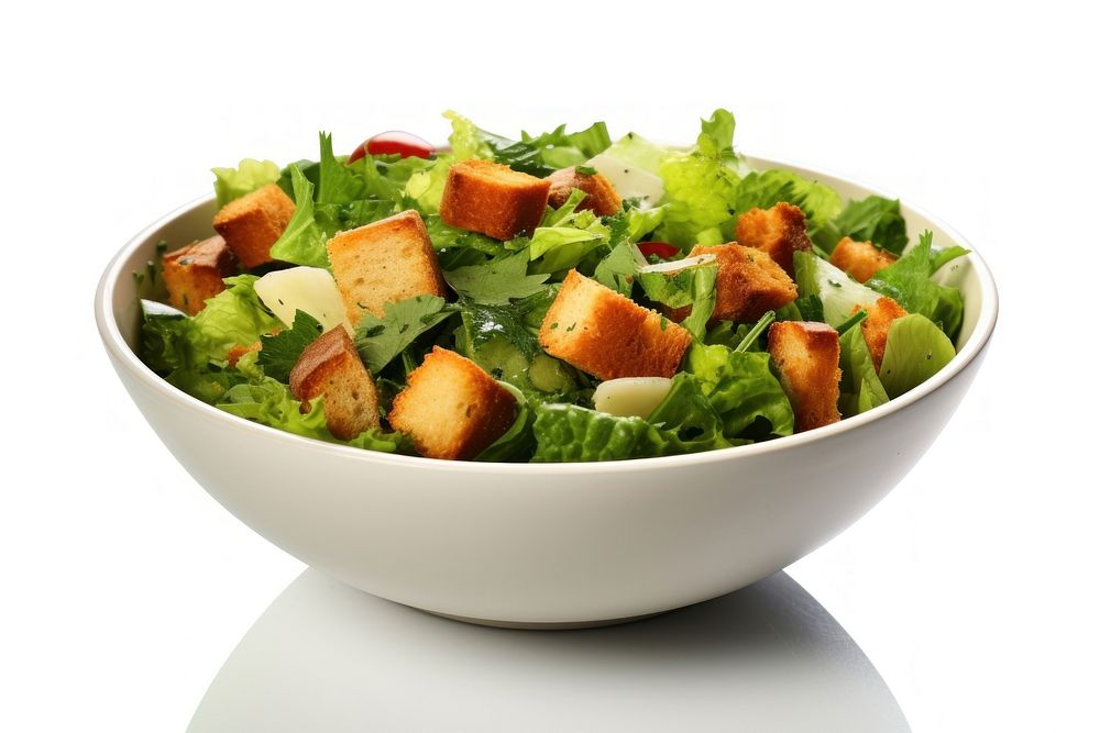 A salad in bowl plate food meal.
