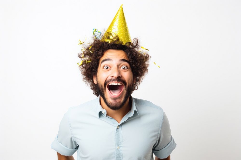 Young cute brazilian woman celebrating a special day shouting adult white background.