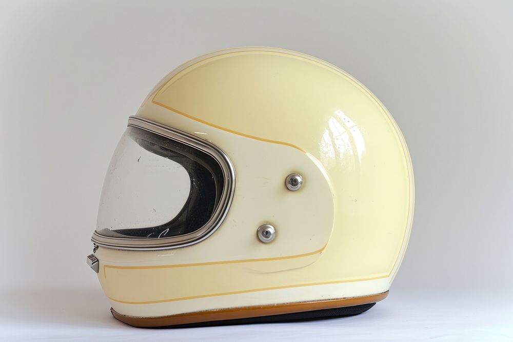 An example of a plastic helmet electronics protection headgear.