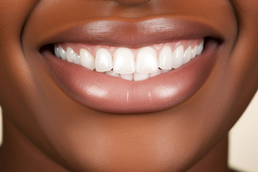 Smiling lips of black people teeth skin smile.