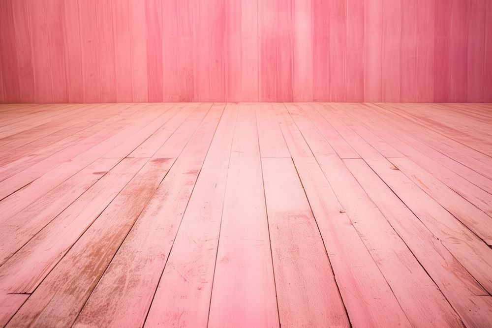  Pink wooden flooring backgrounds hardwood textured. AI generated Image by rawpixel.
