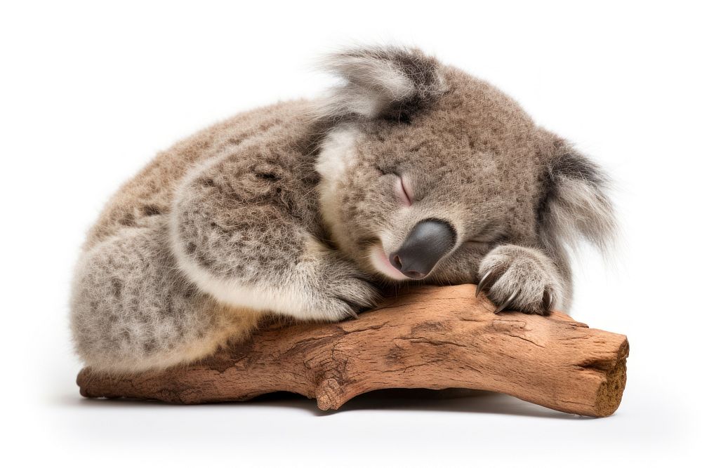 A koala wildlife sleeping animal.