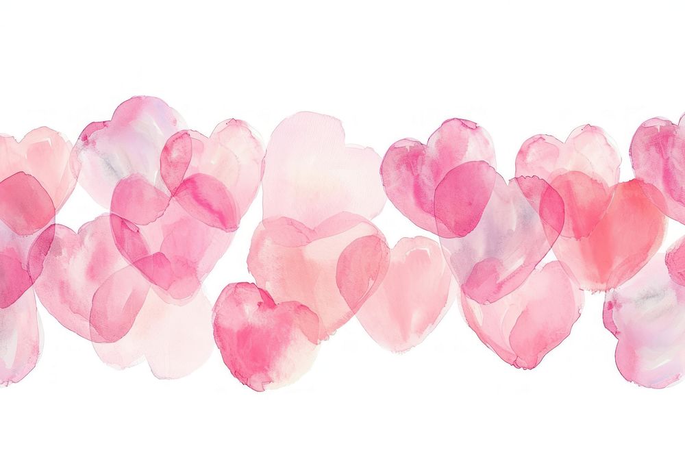 Heart backgrounds petal white background.