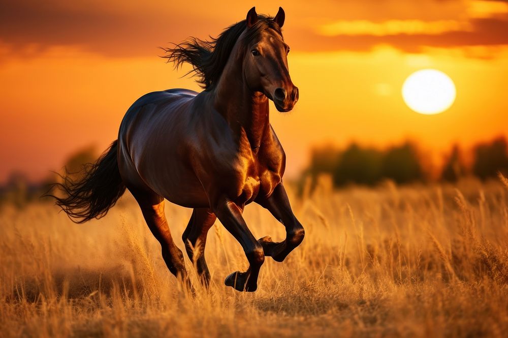 Thoroughbred stallion outdoors animal mammal.