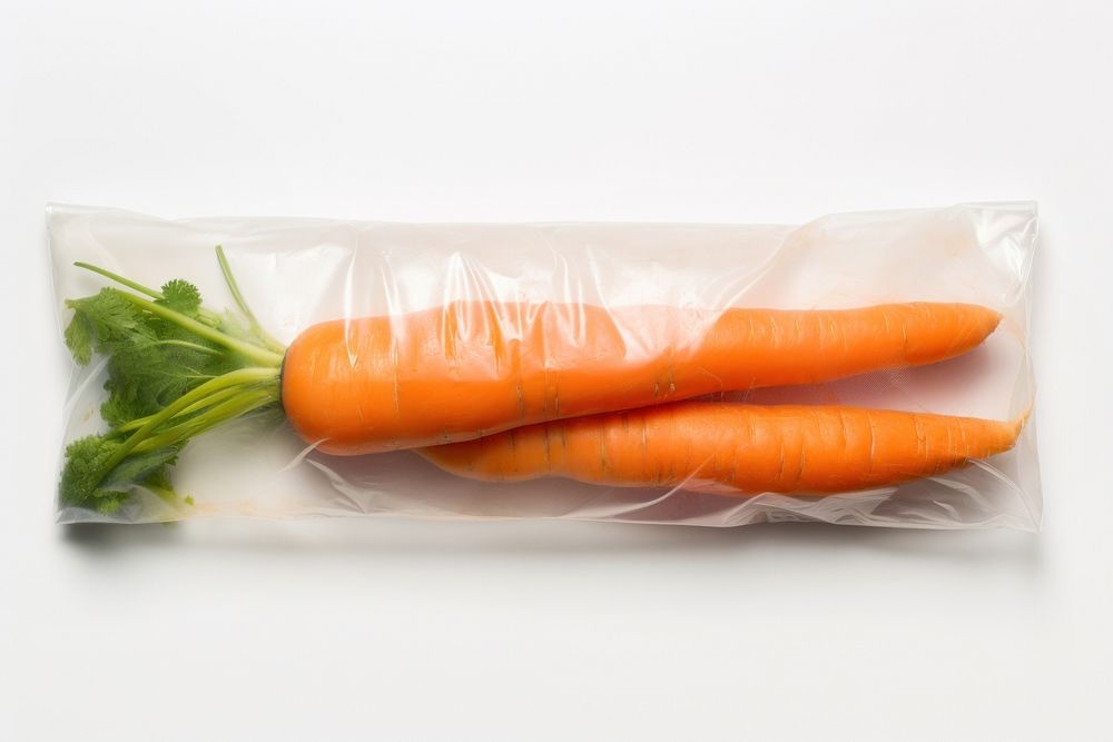 A carrot vegetable plastic plant.
