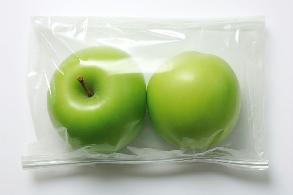 Apple plastic plant food.