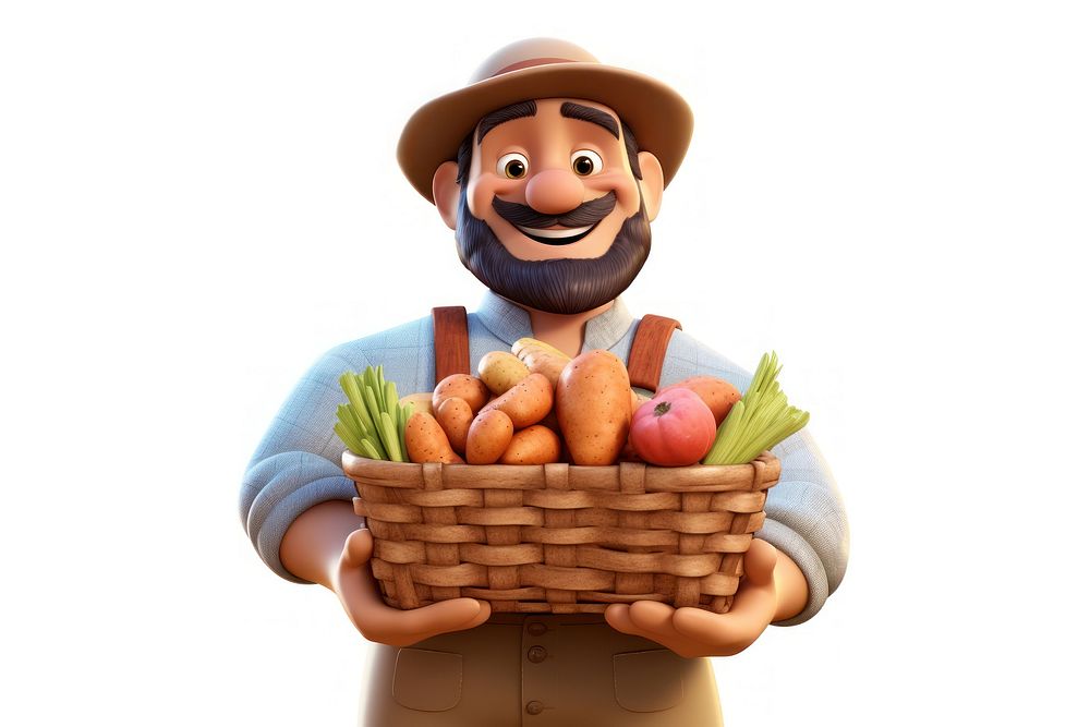 Farm basket vegetable holding.