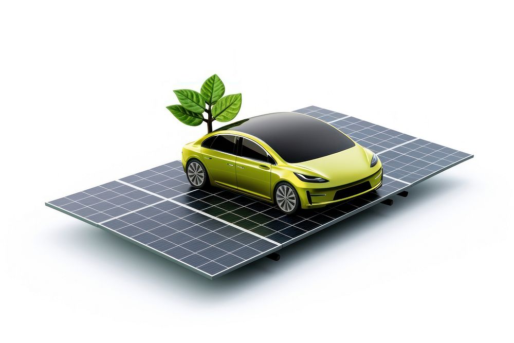 Solar panels car vehicle wheel.