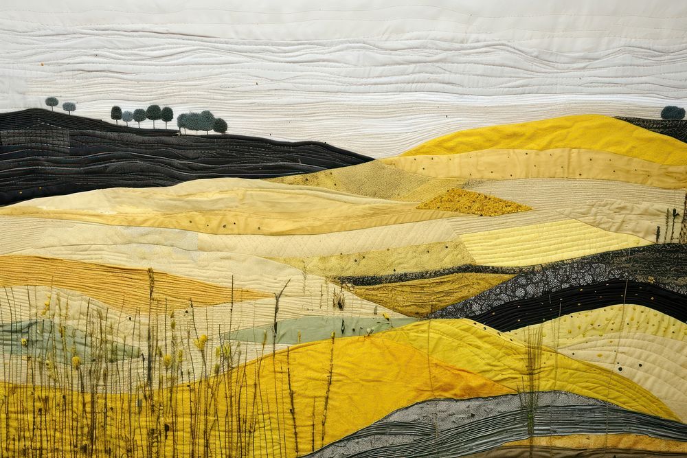 Field agriculture landscape textile.