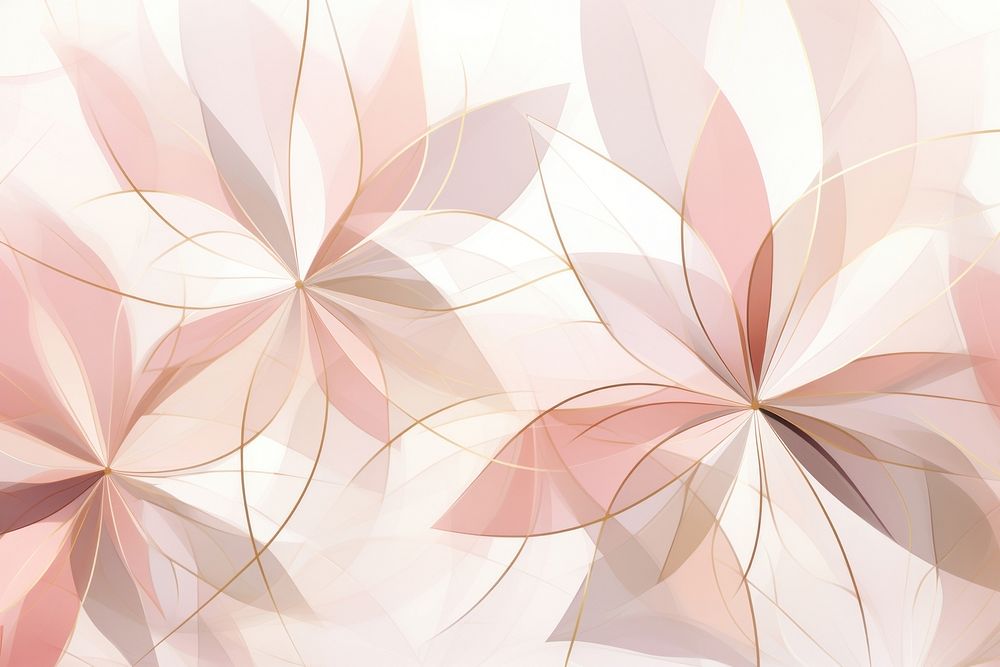  Floral pattern abstract line. AI generated Image by rawpixel.