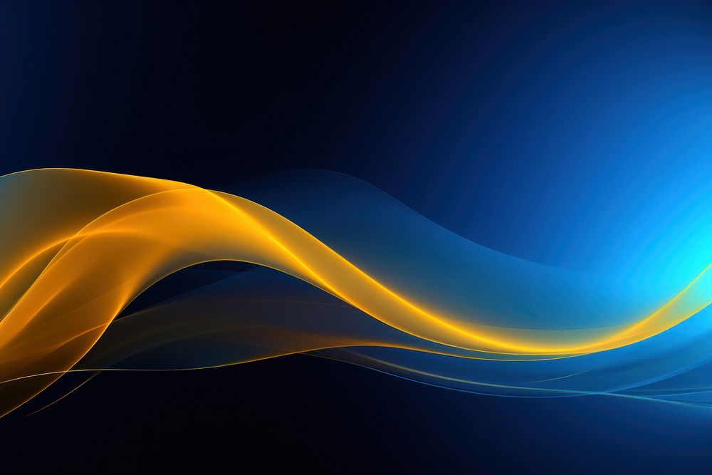  Blue and yellow neon background backgrounds abstract pattern. AI generated Image by rawpixel.