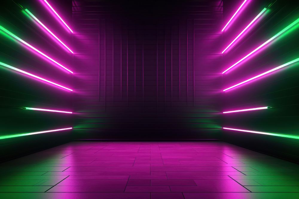  Green and pink neon background light backgrounds abstract. AI generated Image by rawpixel.