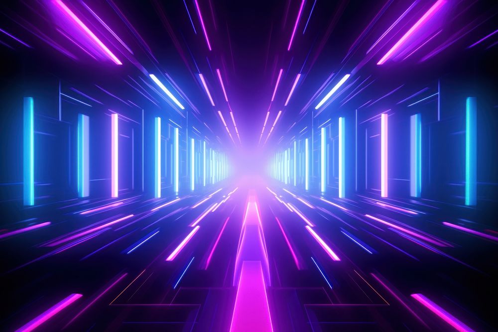  Abstract neon background light backgrounds futuristic. AI generated Image by rawpixel.