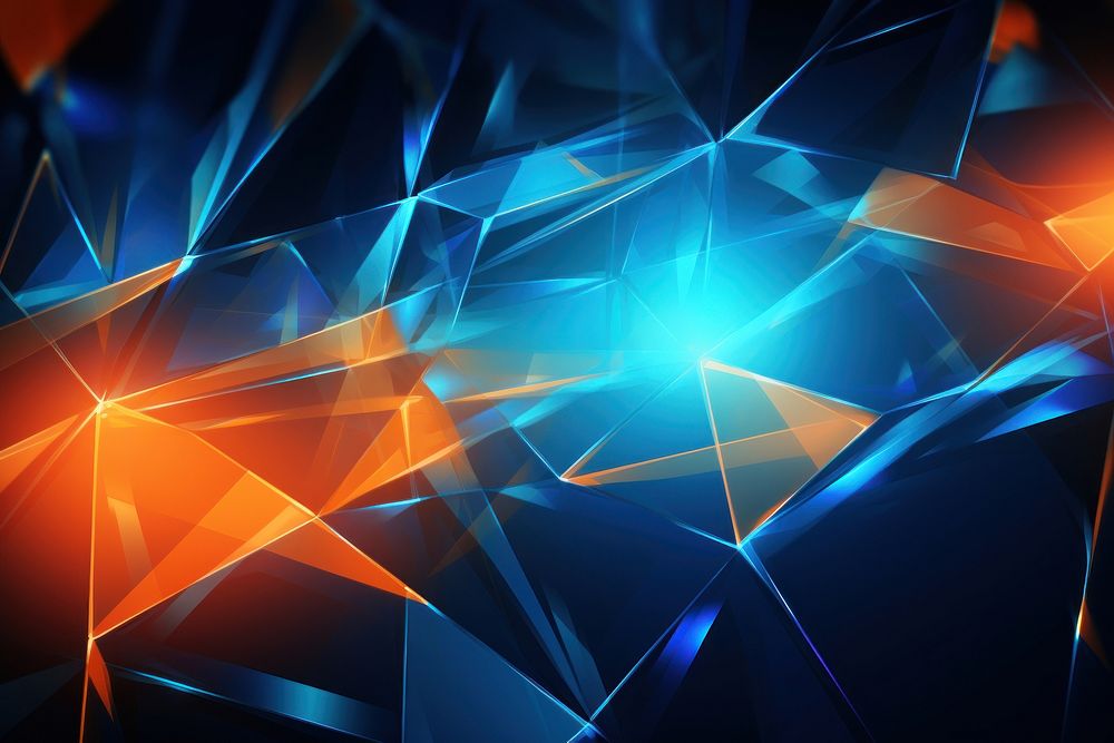  Orange and blue neon background backgrounds abstract pattern. AI generated Image by rawpixel.