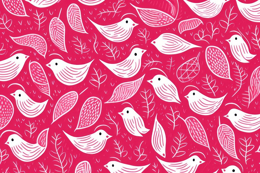  Bird pattern backgrounds creativity. AI generated Image by rawpixel.