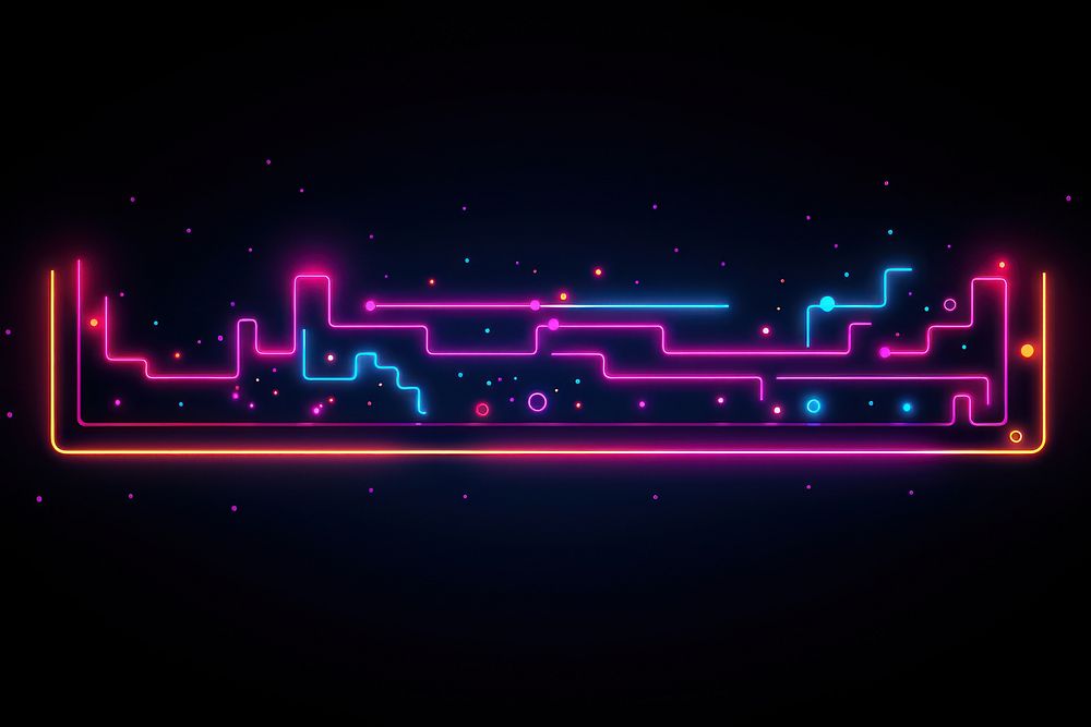 Games border light line neon. AI generated Image by rawpixel.