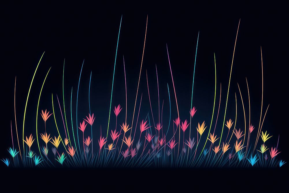 Grass border backgrounds fireworks outdoors. AI generated Image by rawpixel.