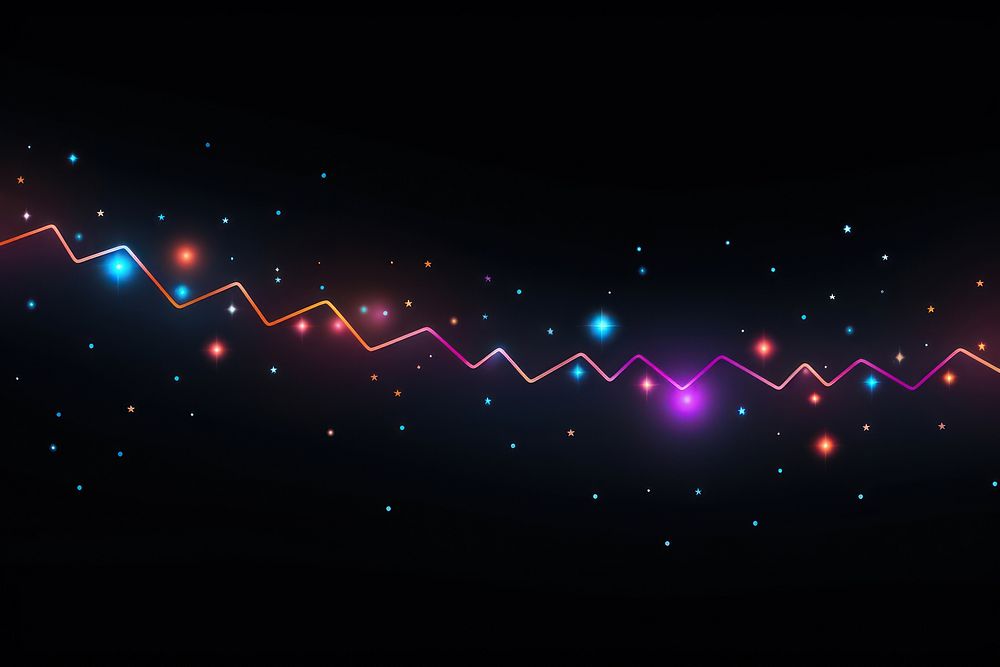 Stars border astronomy light night. AI generated Image by rawpixel.