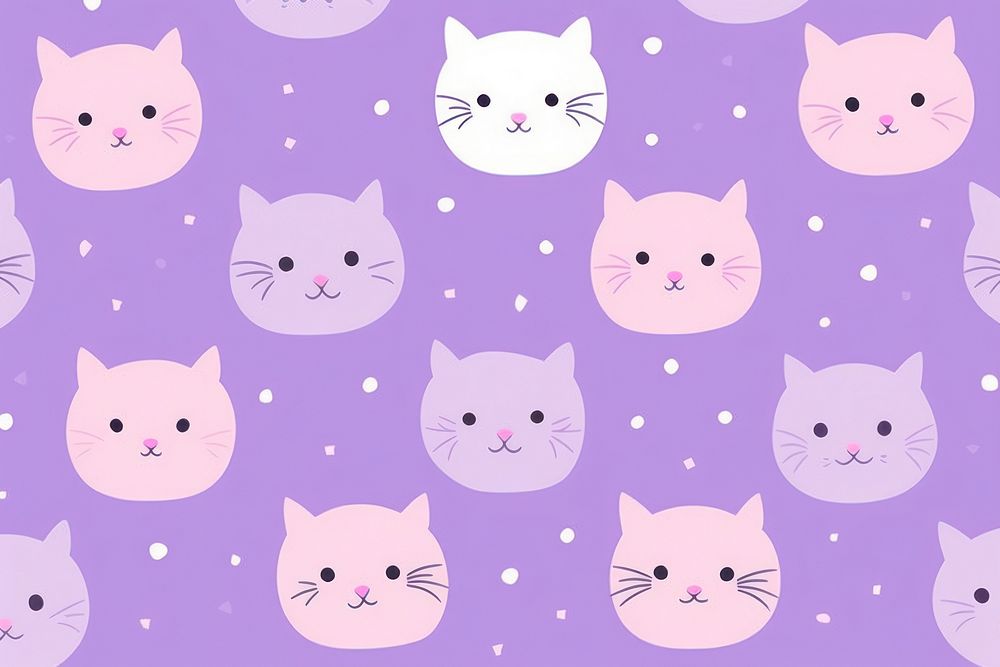  Cat pattern backgrounds animal. 