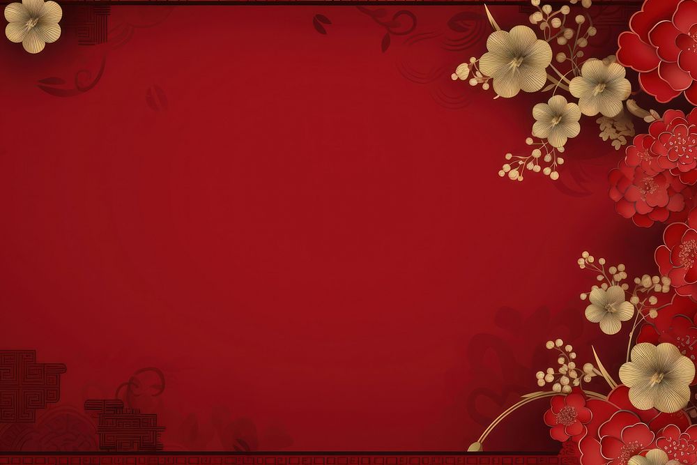 Chinese new year background backgrounds pattern flower.