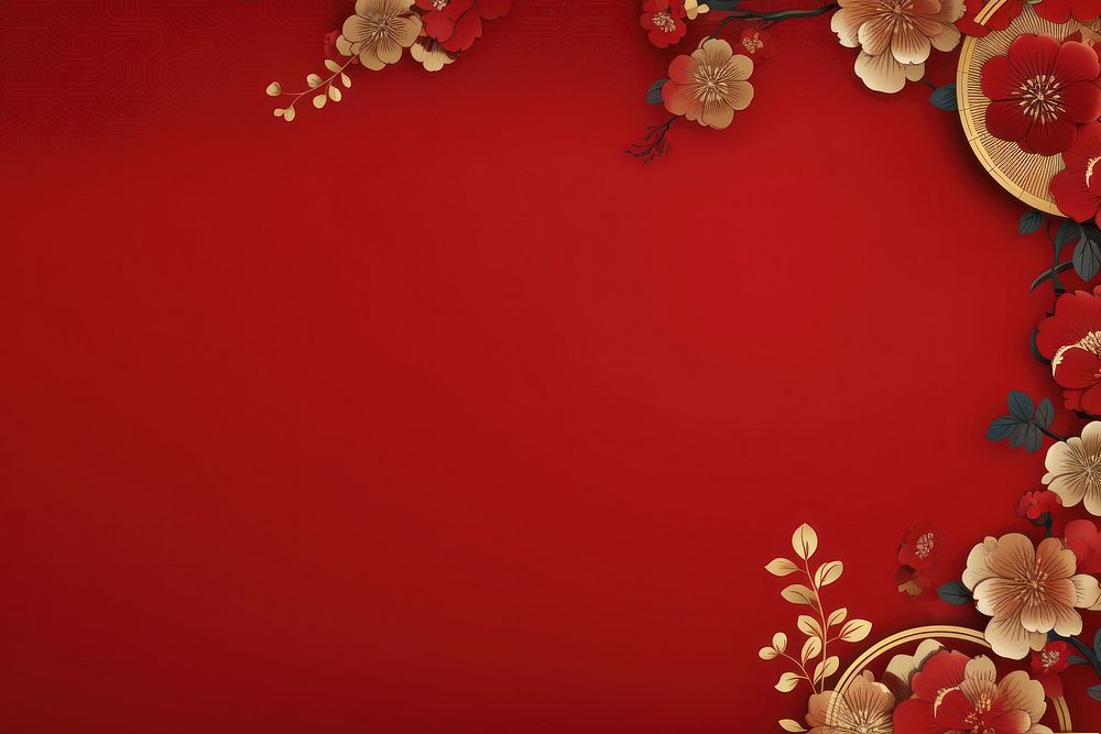 Chinese new year background backgrounds pattern petal.