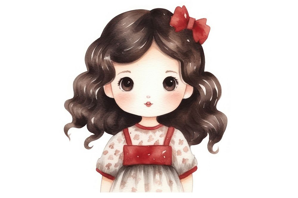 Doll child cute toy. AI generated Image by rawpixel.