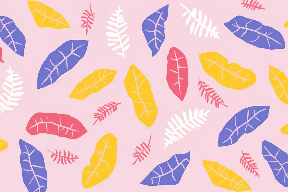  Leaf pattern backgrounds plant. AI generated Image by rawpixel.