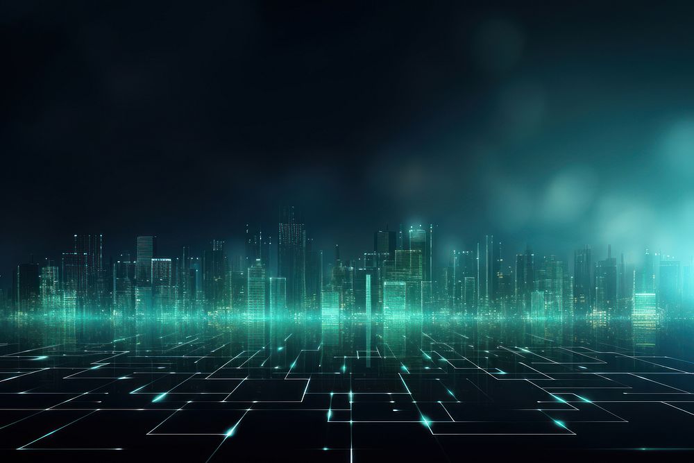 Abstract background city backgrounds futuristic. AI generated Image by rawpixel.