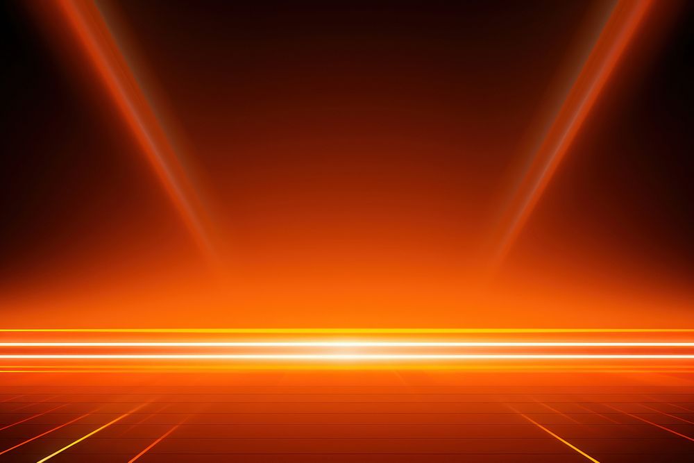 Orange neon background backgrounds light illuminated. AI generated Image by rawpixel.