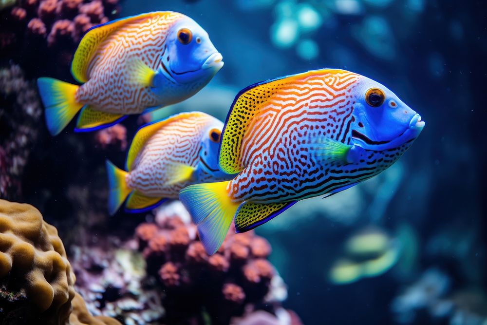 Spotted tropical fish aquarium outdoors | Premium Photo - rawpixel