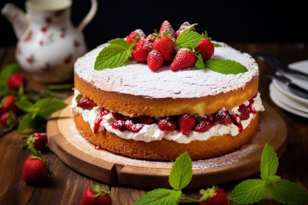 Victoria Sponge Cake cake cheesecake dessert.