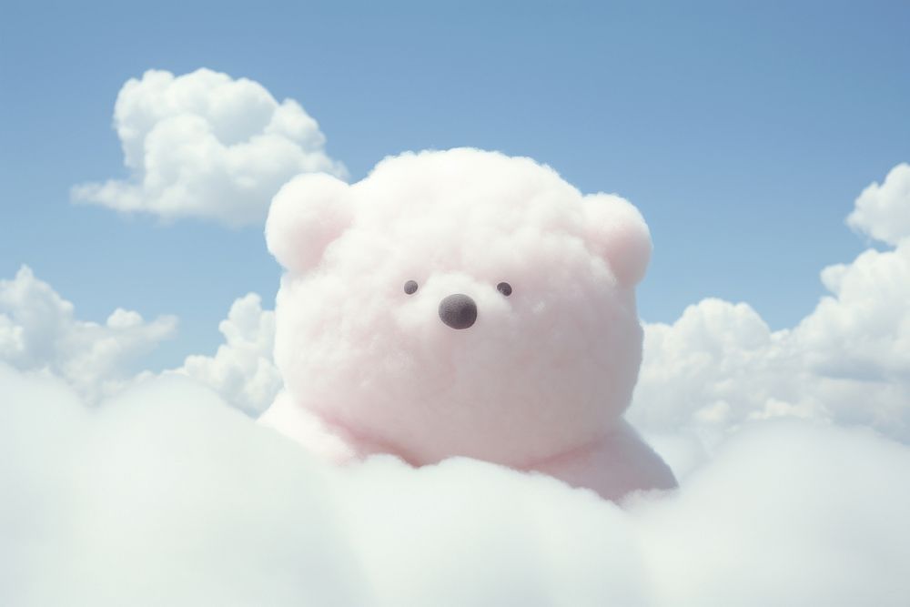 A teddybear sky outdoors nature.