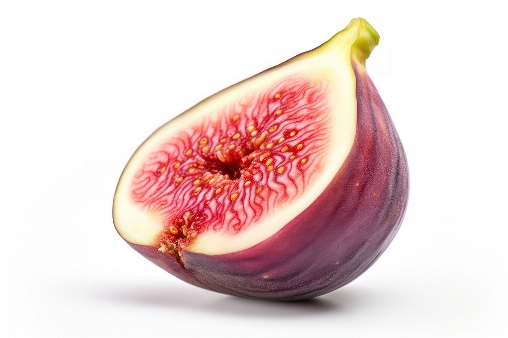 Fig fruit plant food white background. AI generated Image by rawpixel.