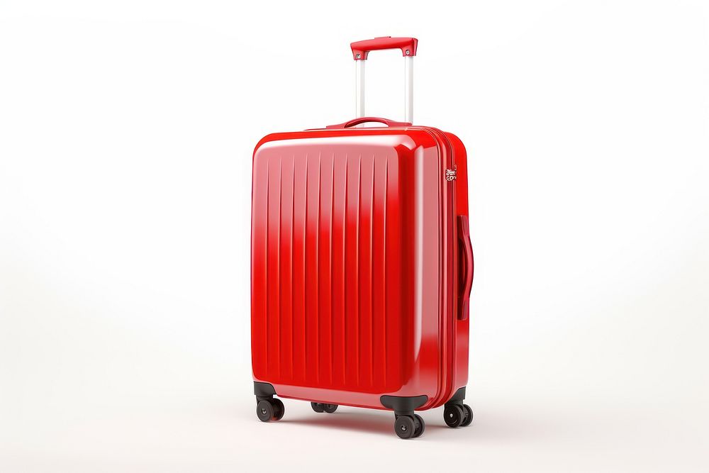 Luggage suitcase white background technology.
