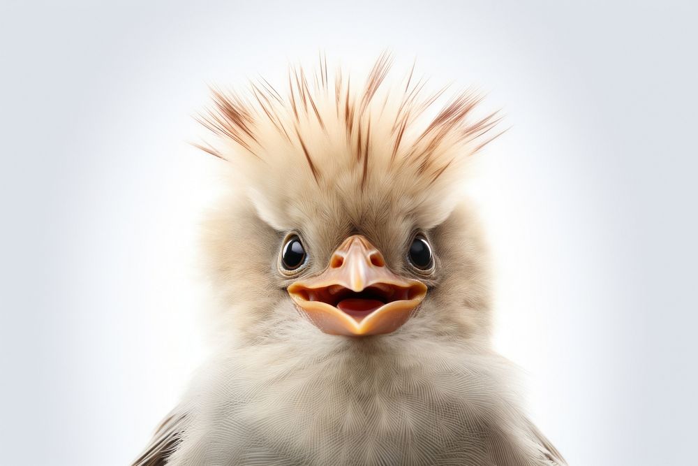 Smiling bird animal beak cockatiel. AI generated Image by rawpixel.
