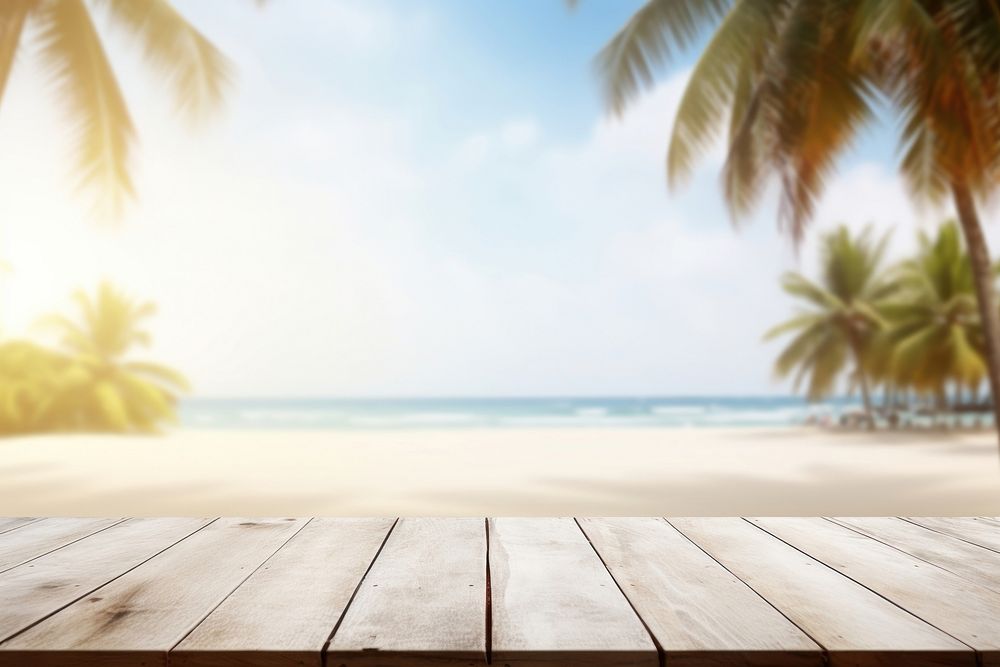 Beach and coconut trees backgrounds outdoors horizon. 