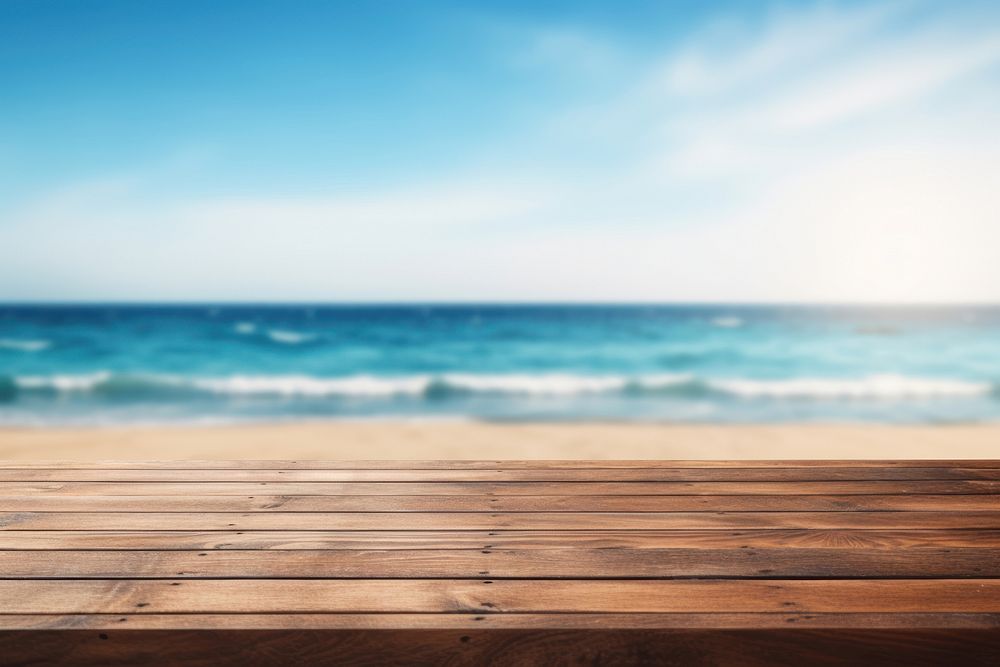 Sea wood backgrounds outdoors. AI generated Image by rawpixel.