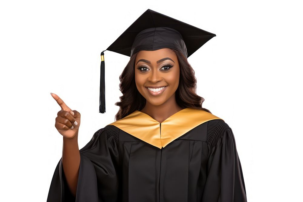 Young university graduate african woman graduation student adult. AI generated Image by rawpixel.