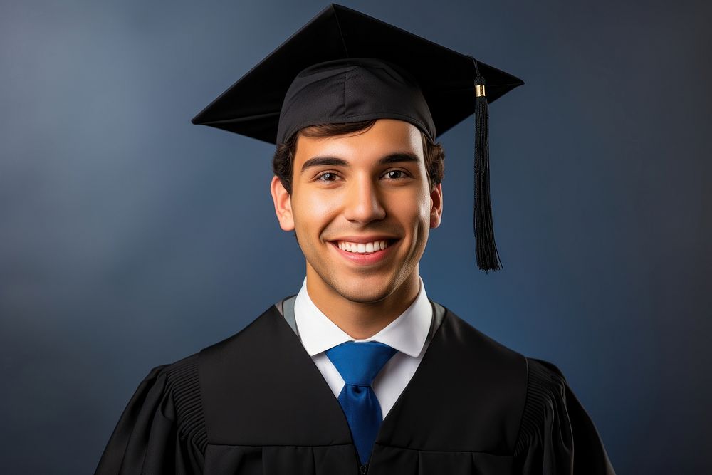 Young university graduate Argentinian woman graduation student smile. AI generated Image by rawpixel.