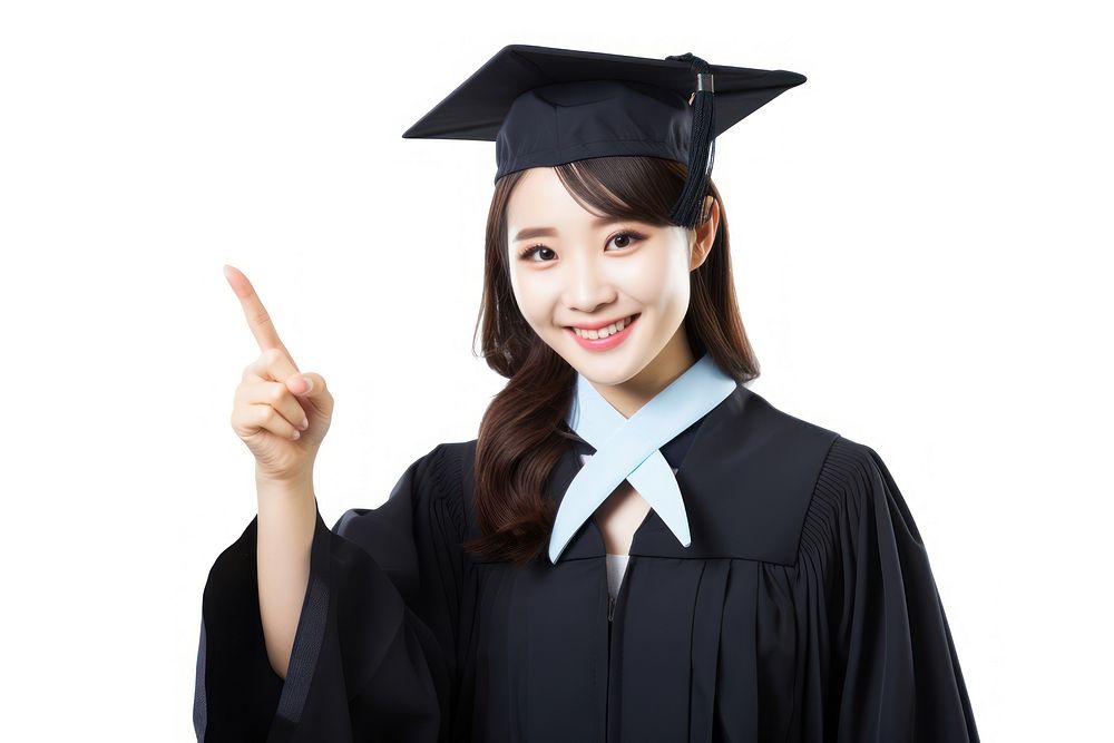 Young university graduate asian woman graduation student adult. AI generated Image by rawpixel.