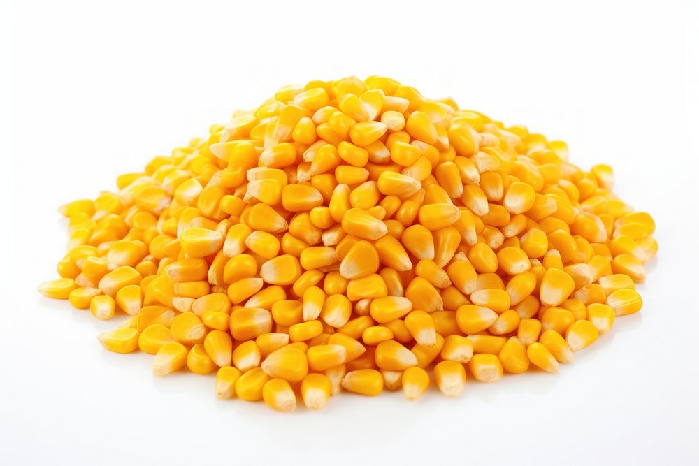 Heap of corn seed plant food pill.