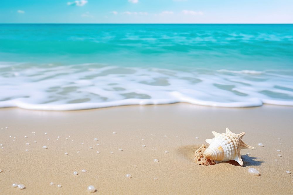 Pearl beach sea seashell.