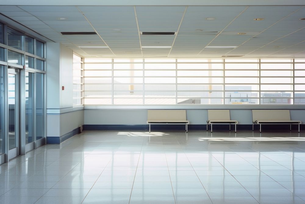 Airport flooring headquarters architecture. Premium Photo rawpixel